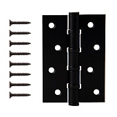 Петля врезная универс. Apecs 100*70*2,5-B4 Steel (30750, BLM черный матовый)